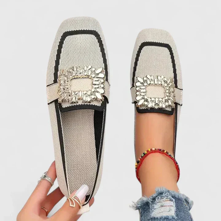 Women's Orthopedic Loafers in beige