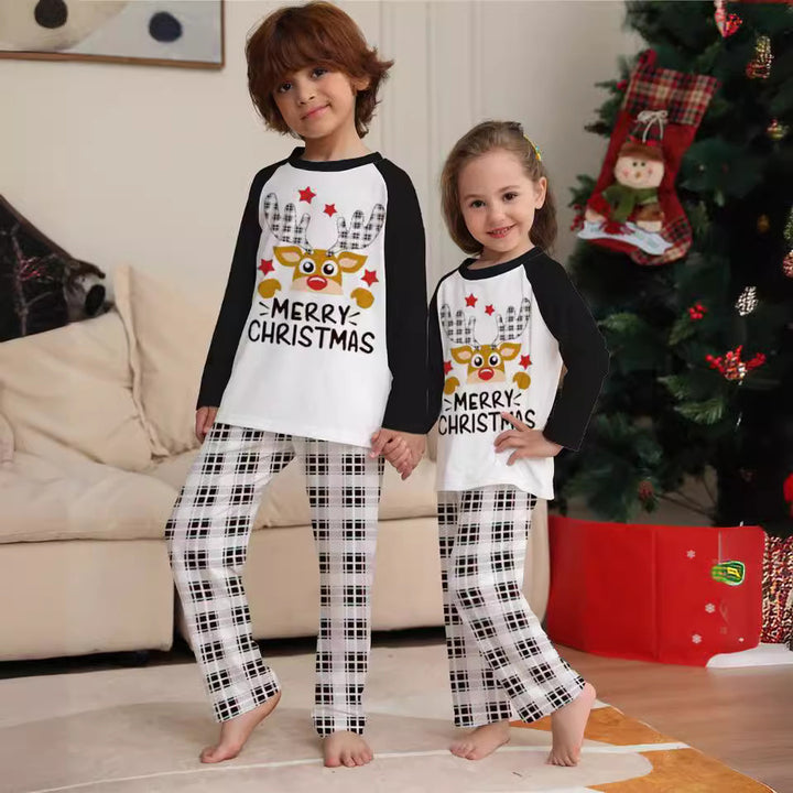 Family Matching Christmas PJs detail