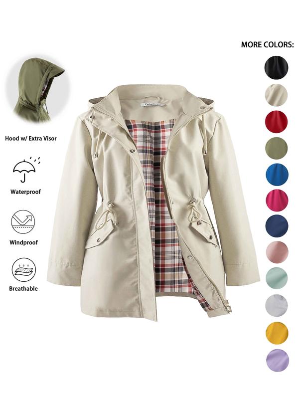 DENA™ - Lightweight Hooded Trench Coat for Casual Outings