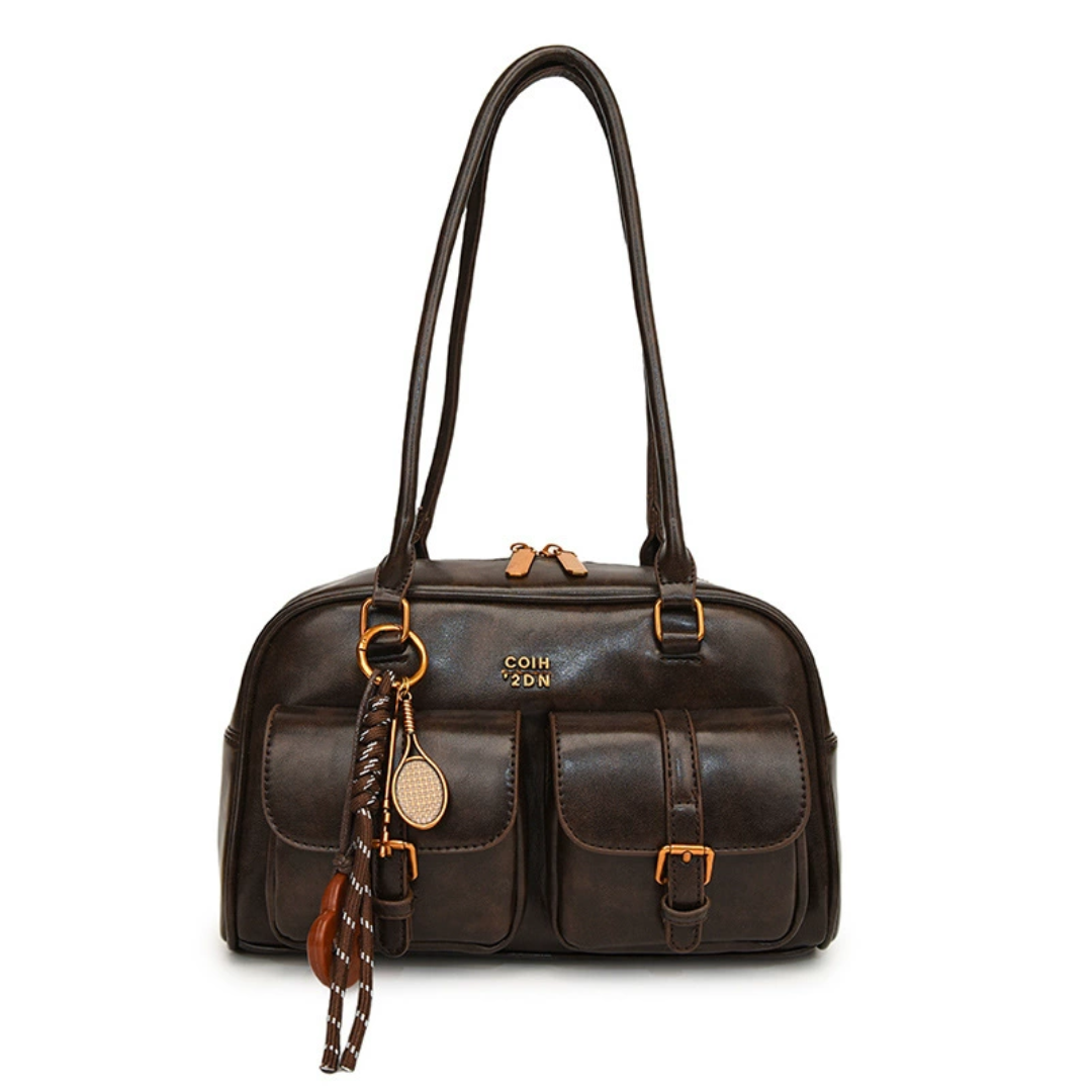 Women's Shoulder Bag in coffee