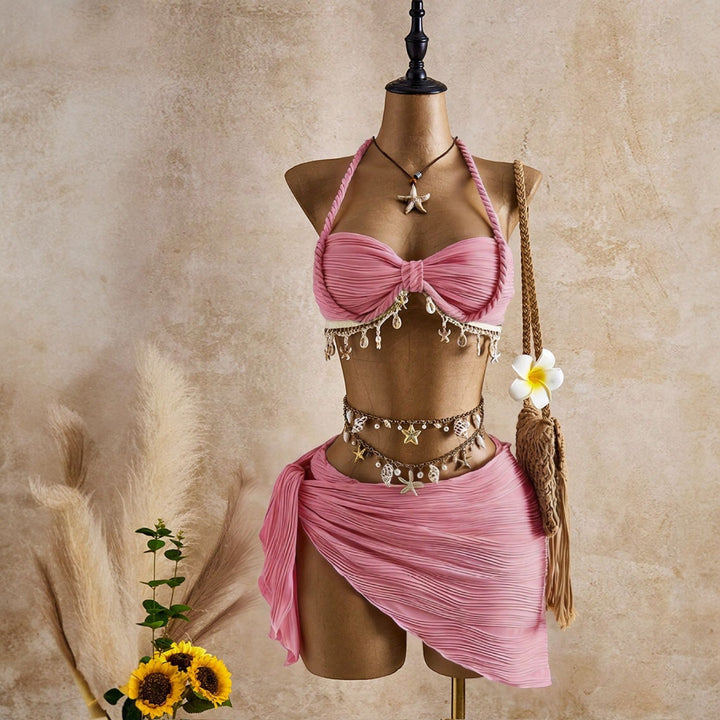 Women's Halter Bikini in pink