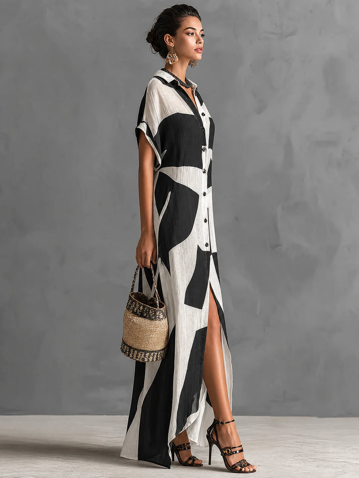 Women's White Maxi Dress in white