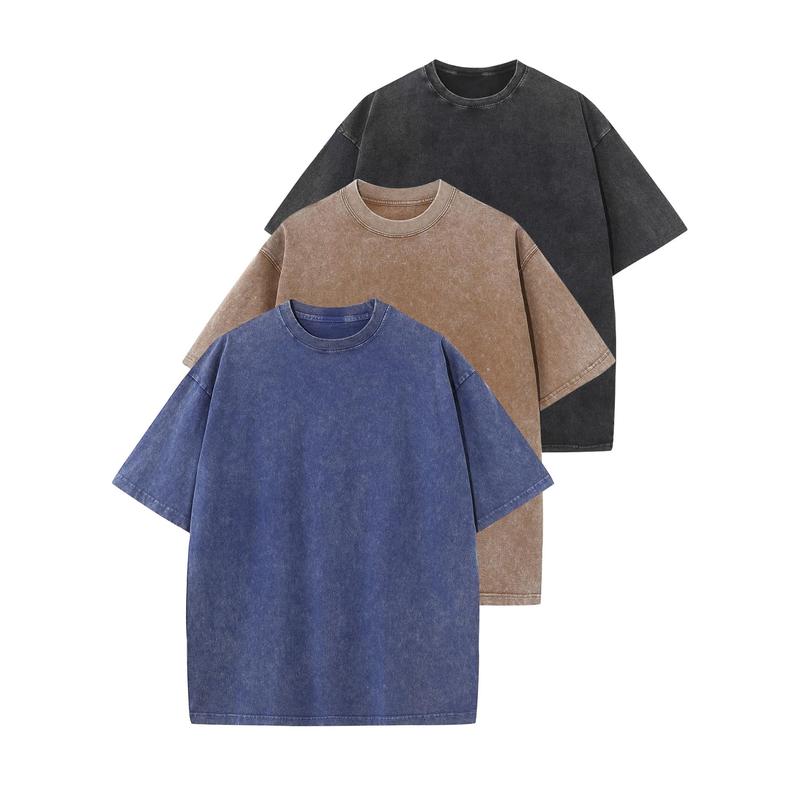 HOLLIE™ - Casual Crew Neck Loose Fit T-Shirt (3-Pack)
