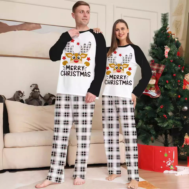 Family Matching Christmas PJs detail