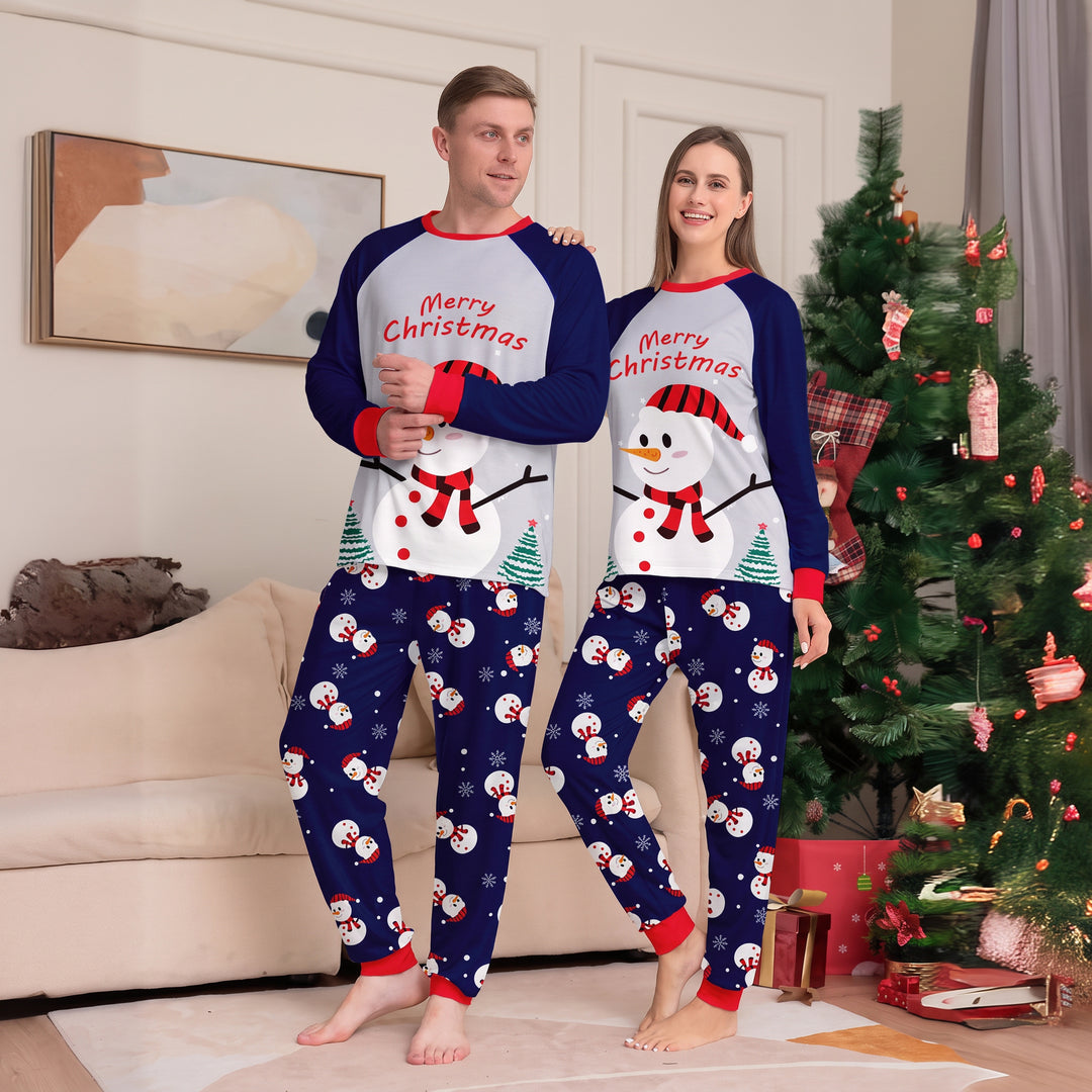 Family Matching Christmas PJs detail