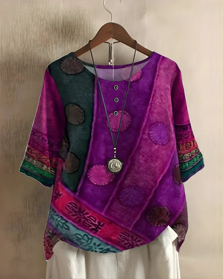 Women's Summer Top in purple