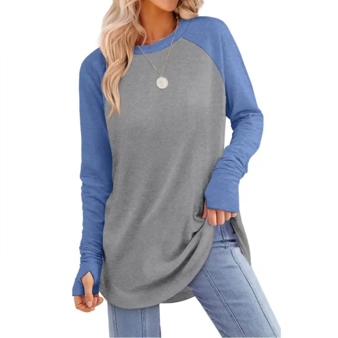 Greybluecolorblock
