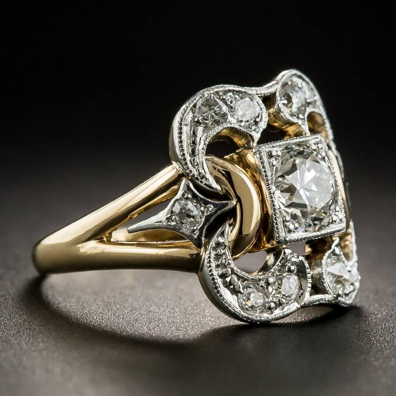 SINTA™ - Vintage Zirconia Gold Ring