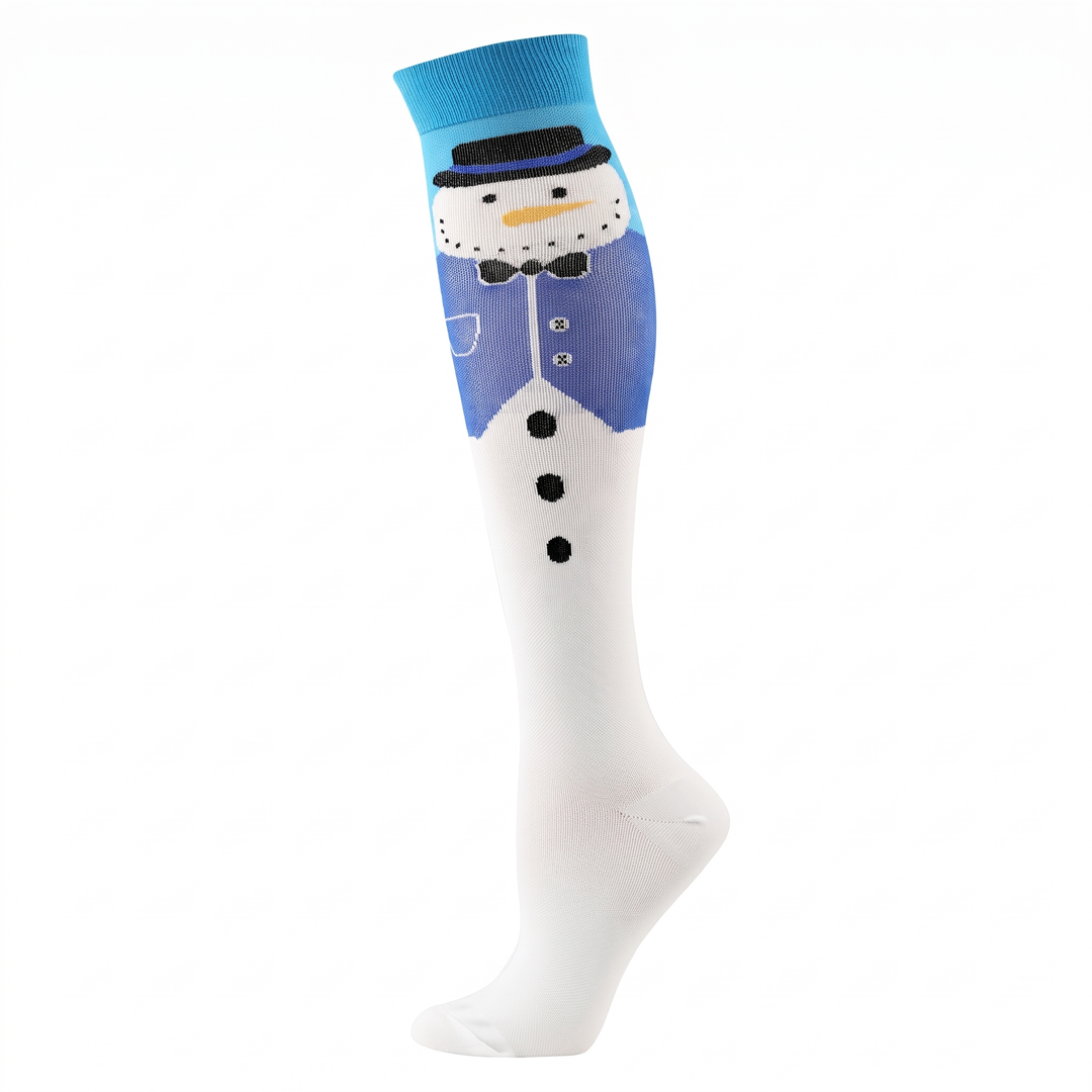 Blue Snowman