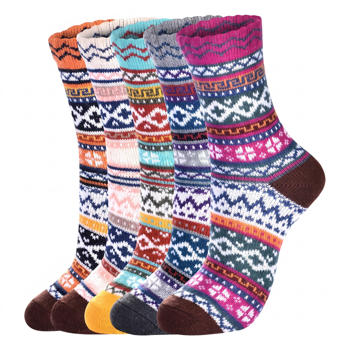 Magenta Fair Isle
