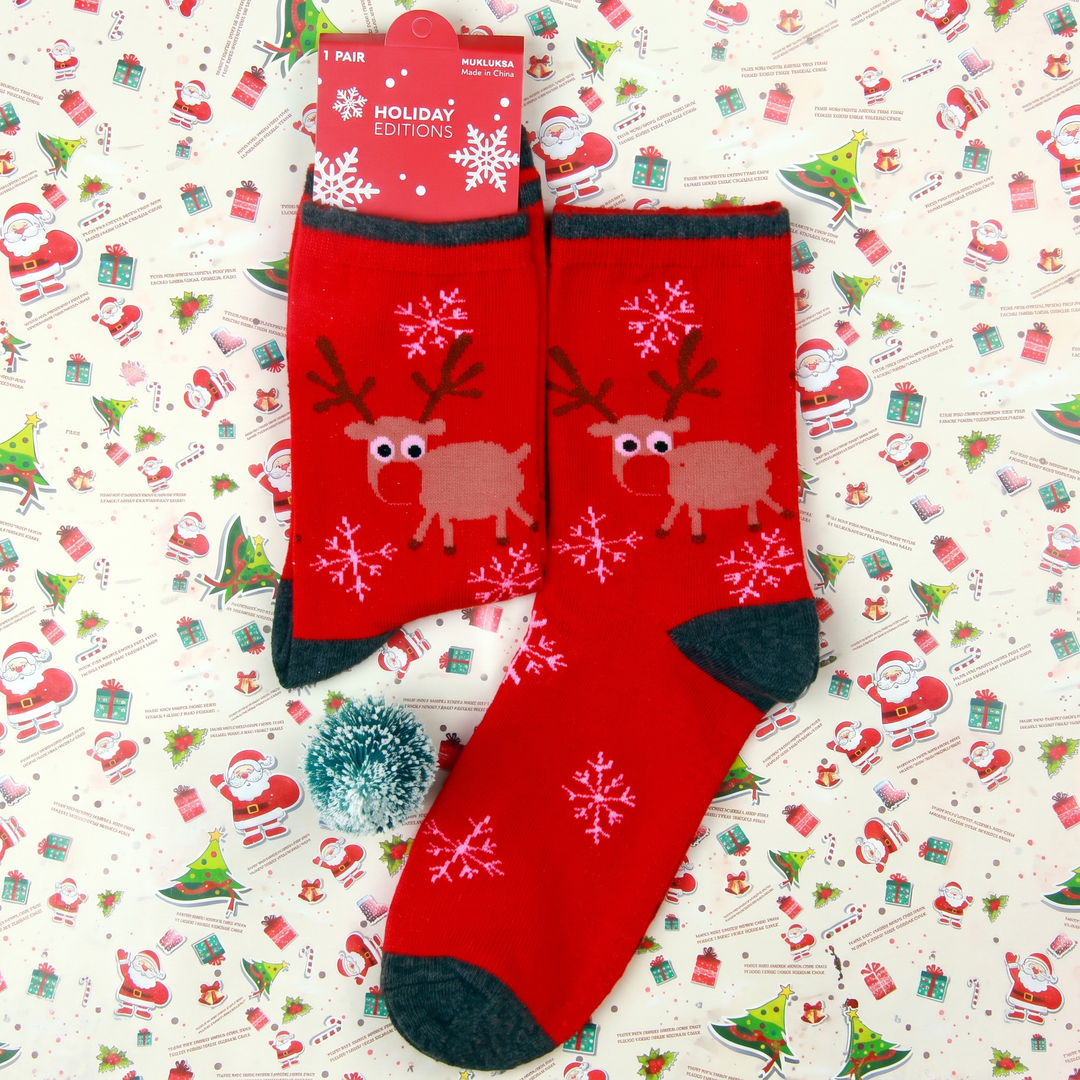 Red Grey Reindeer