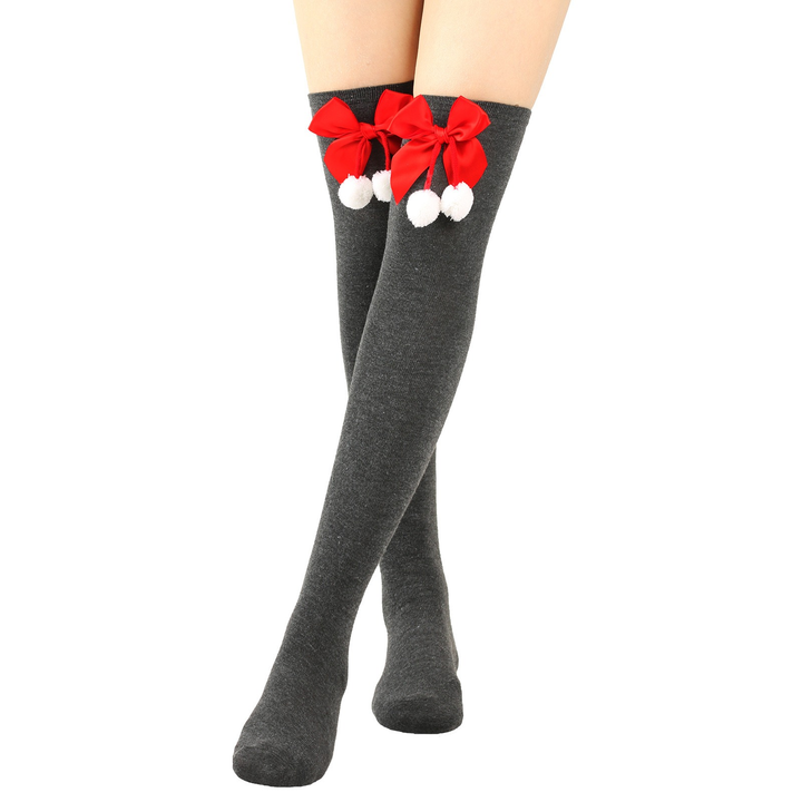 Charcoal Grey Pompom