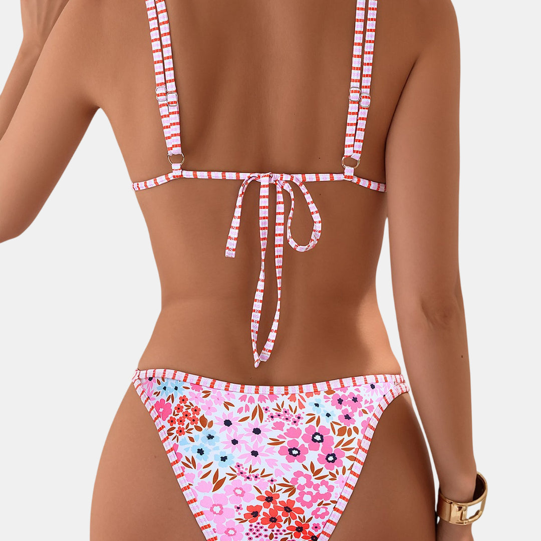 Women's Floral Bikini in pink floral